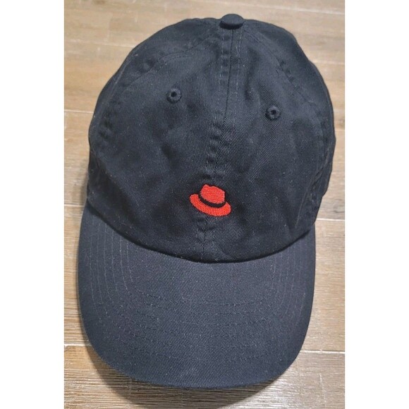 Champion x Red Hat Software Society Black Adjustable Cap Strap Back - Picture 1 of 5
